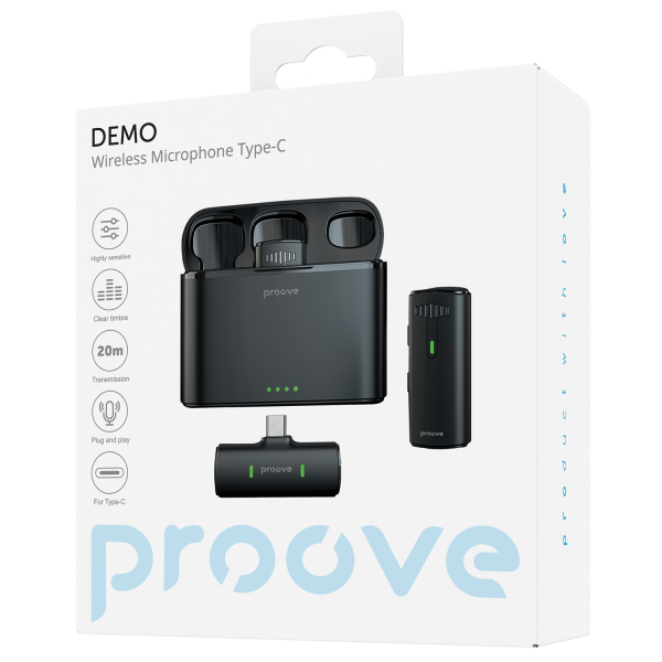 Wireless Microphone Proove Demo Type-C - Photo 4